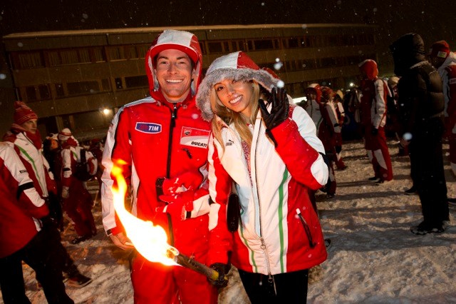 Hayden and girlfriend